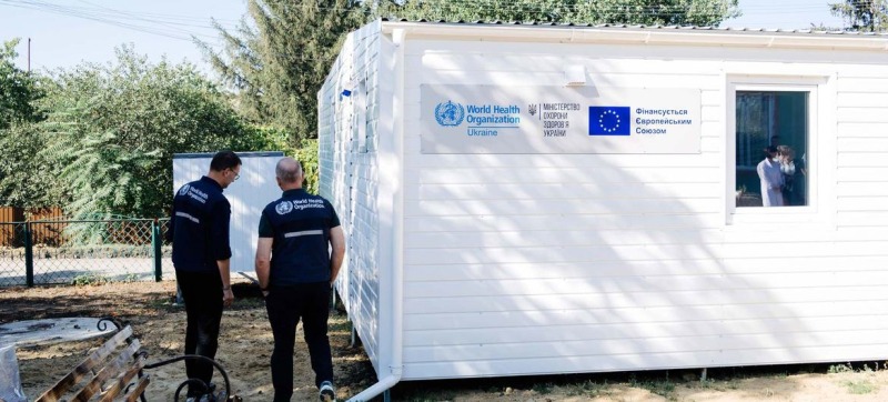 ВОЗ развертывает модульные медицинские объекты для обеспечения непрерывности помощи украинцам
