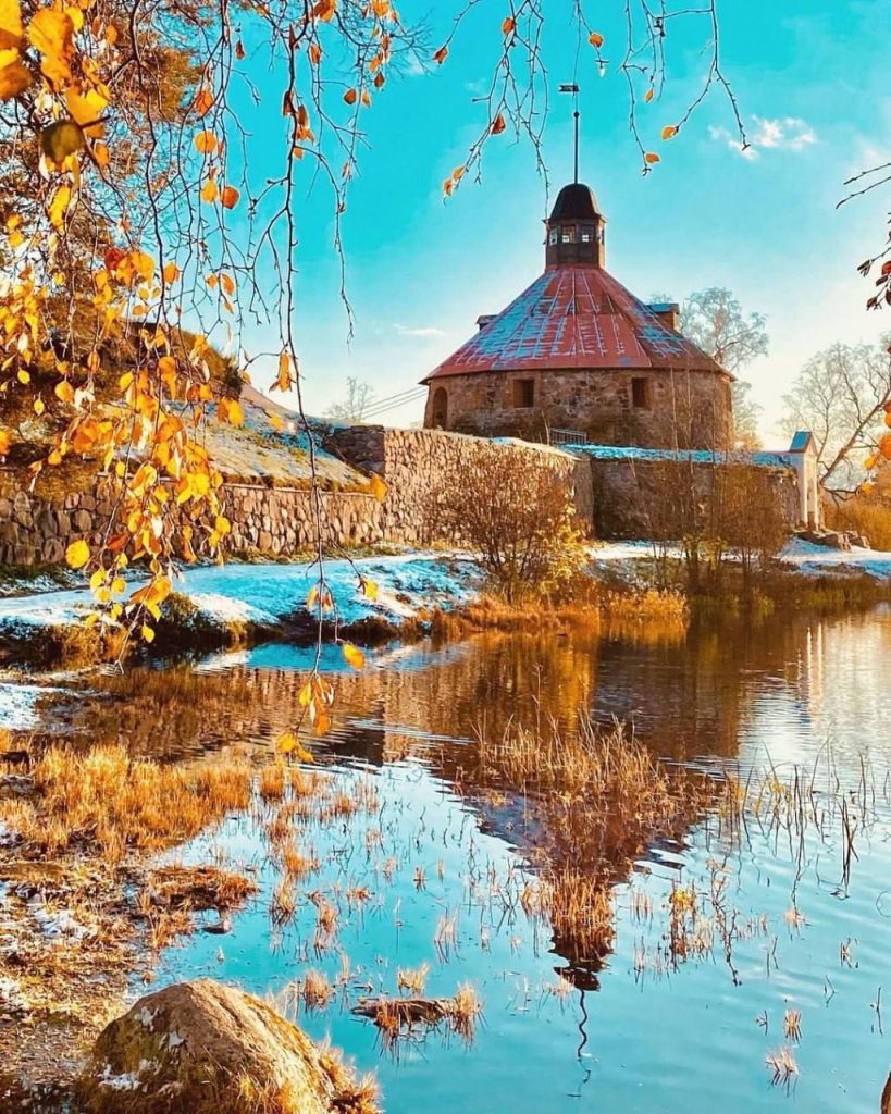Крепость Корела зимой