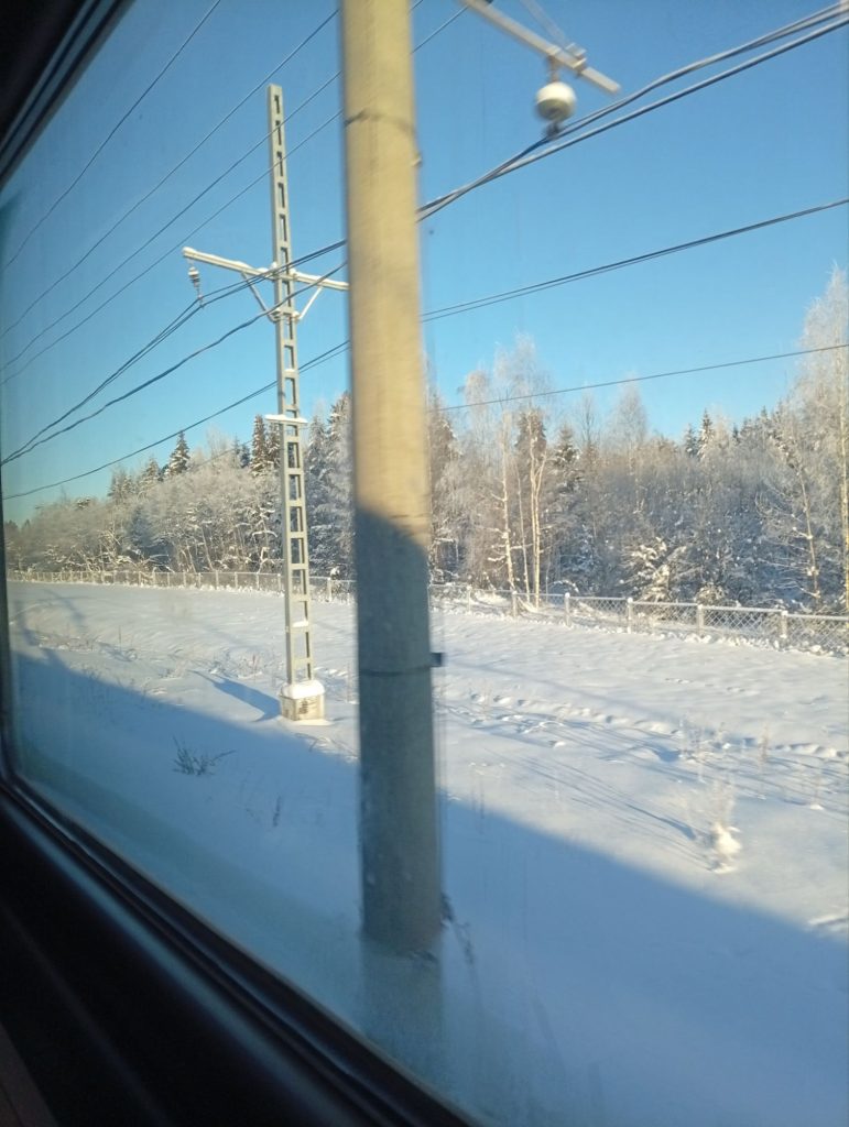 Счастье в малом за окном вагона