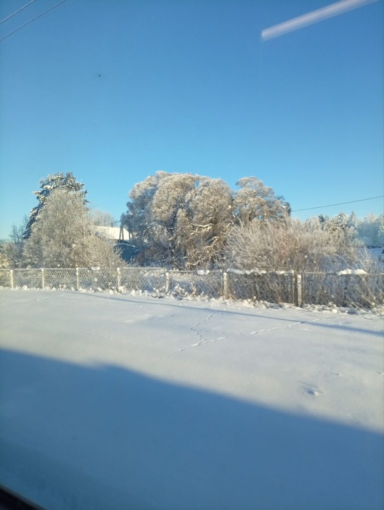 Счастье в малом за окном вагона