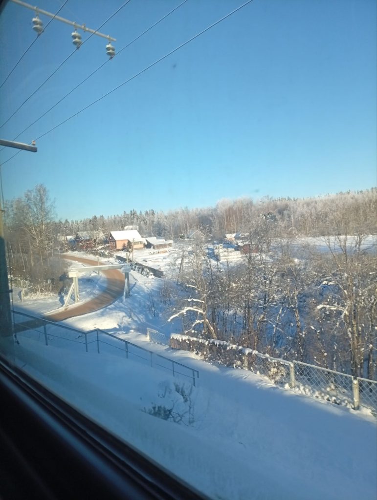 Счастье в малом за окном вагона