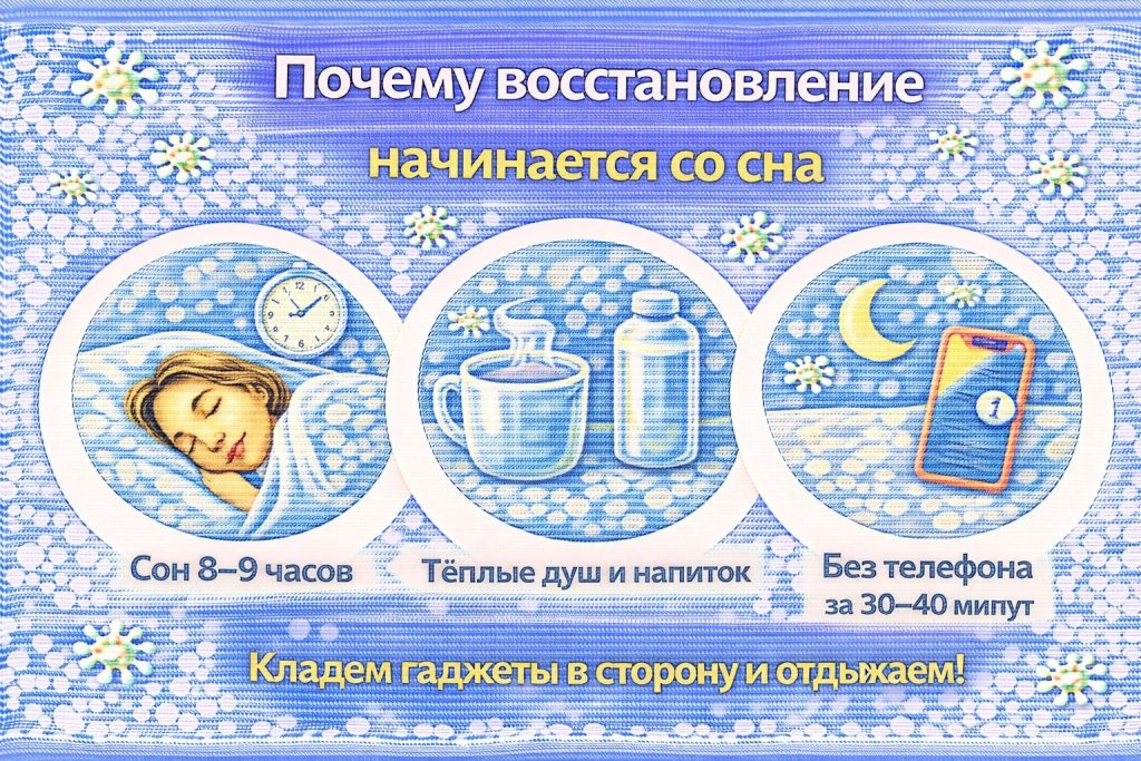 Сон  главный хак для восстановления!